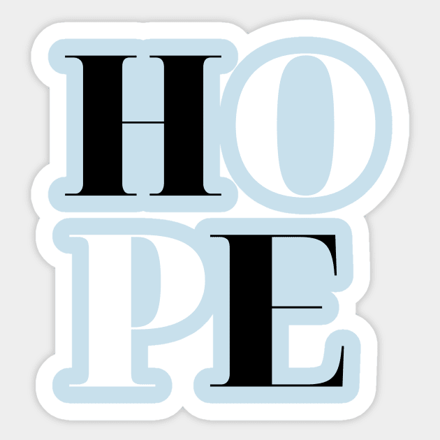 hope typography Sticker by Christian custom designz